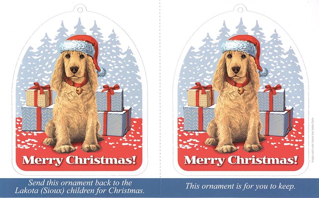 St. Joseph's Indian School Winter Campaign December 2023, Dog Ornament