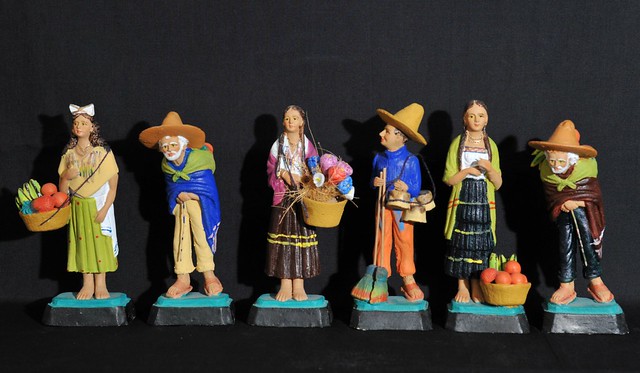 Mexican Nativity Scene Figures Jalisco Pottery Christmas