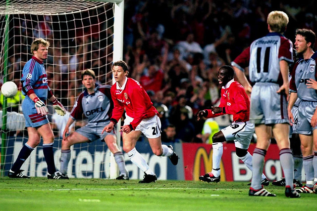 Ole-Gunnar-SOLSKJAER Manchester-United 2-1 bayern-1999