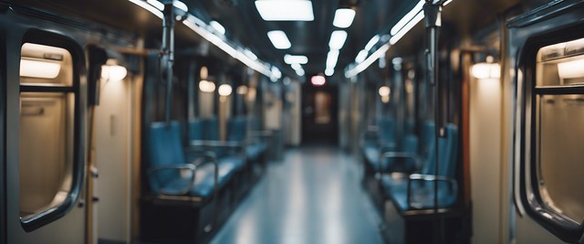 In an empty train