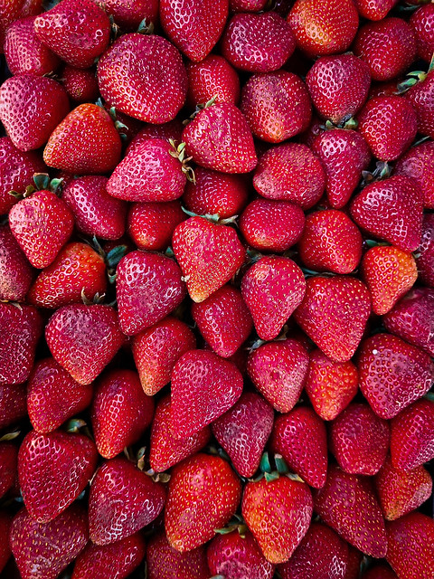 Frutillas, el color del verano.