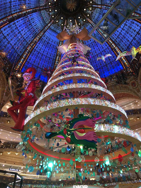 Noël aux Galeries Lafayette, Paris