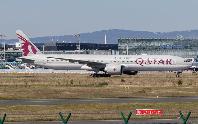 A7-BEA - Boeing 777-3DZER - Quatar Airways- EDDF - QR67- 20230906
