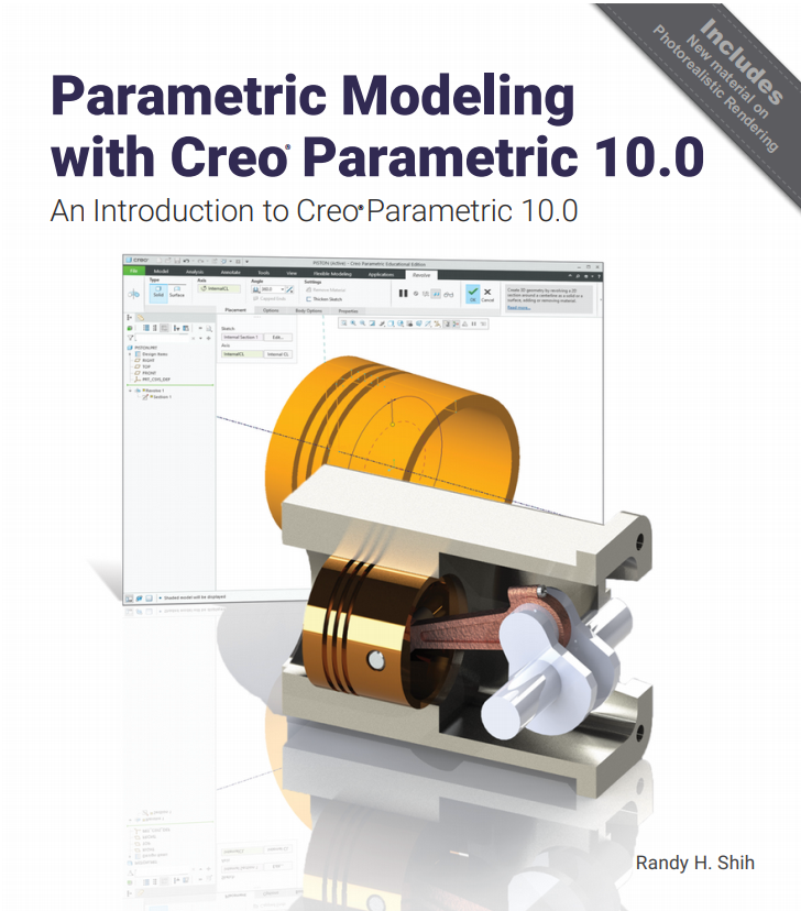 Parametric Modeling with Creo Parametric 10.0 tutorial for desginer