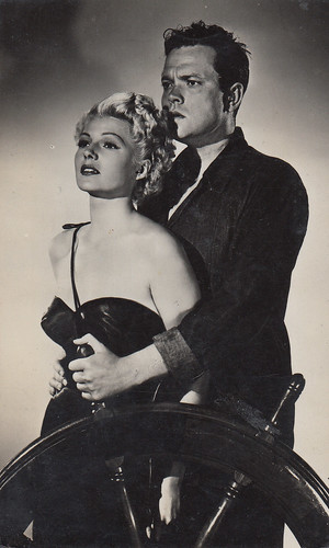 Rita Hayworth and Orson Welles