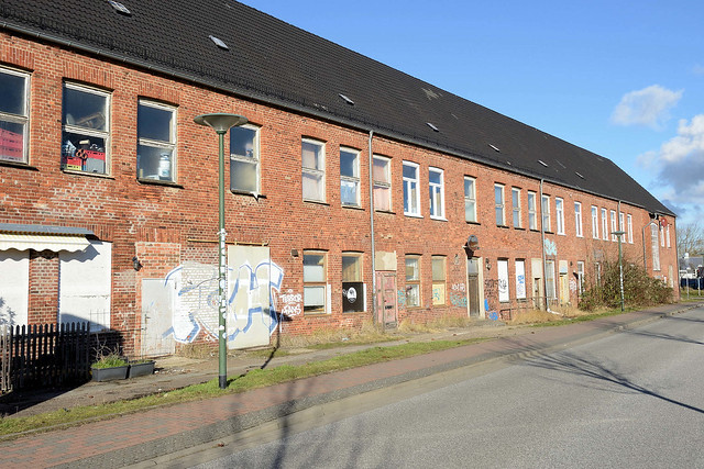 0006 Altes Fabrikgebäude in der Krischanstraße von Reutershagen - Fotos von der Hansestadt Rostock im Bundesland Mecklenburg-Vorpommern.