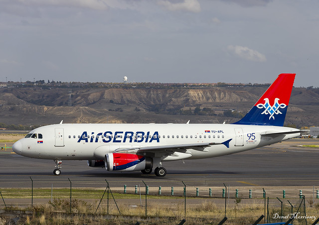 Air Serbia (95 Years Of Flying) A319-100 YU-APL