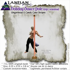 ~L/Fx~ GIFT Holiday Dance Pole