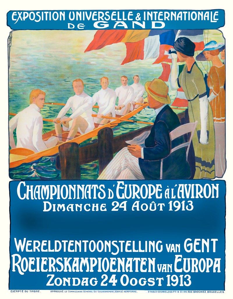 Exposition Universelle & Internationale de Gand, Wereldtentoonstelling van Gent, Aug. 1913.
