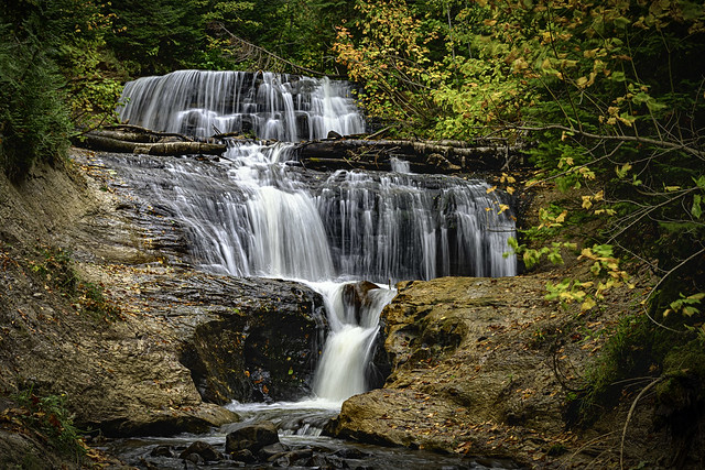 Sable Falls in Grand Marais. Michigan