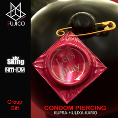 [FUJICO Apparel] Condom Piercing -  CHRISTMAS GROUP GIFT!