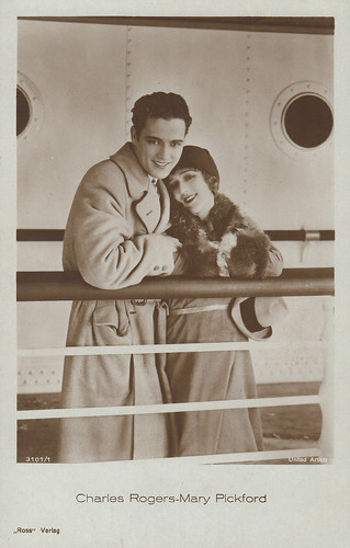 Mary Pickford and Charles Rogers