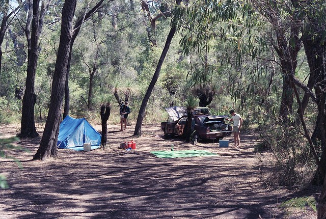 Margaret river camp 1 1983