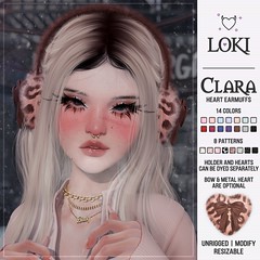 Loki • Clara Heart Earmuffs • The Fifty | December '23