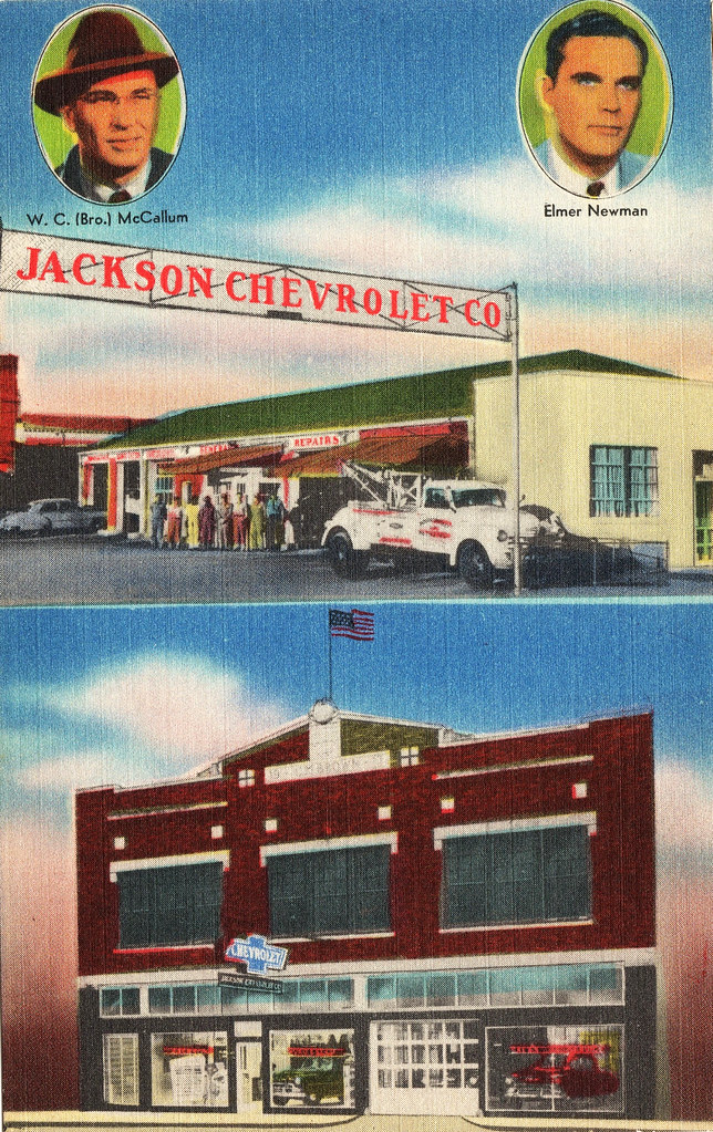 Jackson Chevrolet Co., Garland TX, 1951