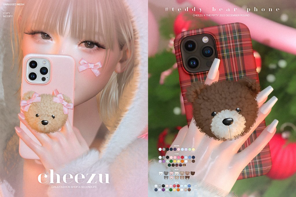 cheezu. teddy bear phone