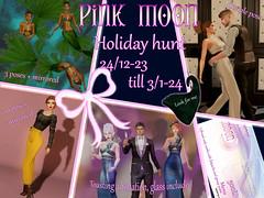 Pink moon holiday hunt ad 2023