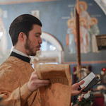 24 декабря 2023, Литургия в храме в честь святителя Николая Мирликийского, чудотворца, в Красной слободе (Тверь)