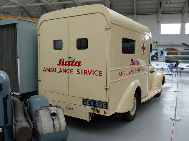 Nash Ambassador Ambulance GEV886 at IWM Duxford