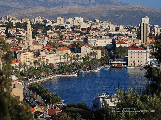 Split, promenade and harbour