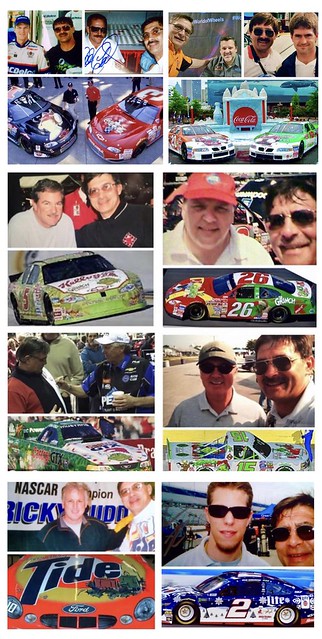 I Wish Everyone a Merry Christmas and Happy Holidays Here are some drivers that had Christmas on their cars.Dale Sr & Jr, Tony Stewart, Bobby Labonte,Terry Labonte, Jimmy Spenser,John Force, Geoffrey Bodine,Ricky Rudd, Brad Keselowshi,