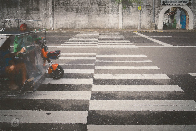 Tricycle crossing - Bacolod-impression