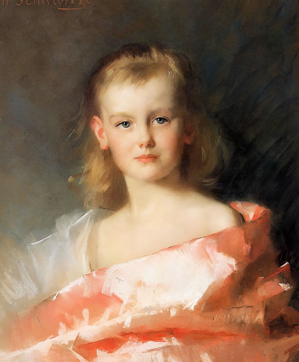 Portrait of Princess Wilhelmina, 1887