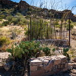 Boyce Thompson Arboretum - rock benches with ocotillo shade These are benches at an observation point along the trail in Boyce Thompon Arboretum newest garden, the Wallace Collection. Happy Bench Monday

&lt;a href=&quot;https://btarboretum.org/garden/wallace-desert-garden/&quot; rel=&quot;noreferrer nofollow&quot;&gt;btarboretum.org/garden/wallace-desert-garden/&lt;/a&gt;
Boyce Thompson Arboretum’s newest garden, the Wallace Desert Garden, offers expansive views, creekside trails, and hundreds of plants brand-new to BTA!
At 13 acres and with more than 5,000 new plantings, the addition of the Wallace collection moves Boyce Thompson Arboretum into the top tier of botanical gardens around the world. The main trail is wheelchair accessible.

&lt;a href=&quot;https://en.wikipedia.org/wiki/Boyce_Thompson_Arboretum&quot; rel=&quot;noreferrer nofollow&quot;&gt;en.wikipedia.org/wiki/Boyce_Thompson_Arboretum&lt;/a&gt;
Boyce Thompson Arboretum is the oldest and largest botanical garden in the state of Arizona. It is one of the oldest botanical institutions west of the Mississippi River. Founded in 1924 as a desert plant research facility and “living museum”, the arboretum is located in the Sonoran Desert on 392 acres (159 ha) along Queen Creek and beneath the towering volcanic remnant, Picketpost Mountain. Boyce Thompson Arboretum is on U.S. Highway 60, an hour&#039;s drive east from Phoenix and 3 miles (4.8 km) west of Superior, Arizona.
The arboretum was founded by William Boyce Thompson (1869-1930), a mining engineer who made his fortune in the copper mining industry. He was the founder and first president of Inspiration Consolidated Copper Company at Globe-Miami, Arizona and Magma Copper Company in Superior, Arizona. In the early 1920s, Thompson, enamored with the landscape around Superior, built a winter home overlooking Queen Creek. Also in the 1920s, as his fortunes grew, he created and financed the Boyce Thompson Institute for Plant Research in Yonkers, New York (now at Cornell University), and the Boyce Thompson Arboretum on the property of the Picket Post House, west of Superior.
Boyce Thompson wrote: “I have in mind far more than mere botanical propagation. I hope to benefit the State and the Southwest by the addition of new products. A plant collection will be assembled which will be of interest not only to the nature lover and the plant student, but which will stress the practical side, as well to see if we cannot make these mesas, hillsides, and canyons far more productive and of more benefit to mankind. We will bring together and study the plants of the desert countries, find out their uses, and make them available to the people. It is a big job, but we will build here the most beautiful, and at the same time the most useful garden of its kind in the world.”[3]

&lt;a href=&quot;https://btarboretum.org/about/&quot; rel=&quot;noreferrer nofollow&quot;&gt;btarboretum.org/about/&lt;/a&gt;

DSC05597.jpg