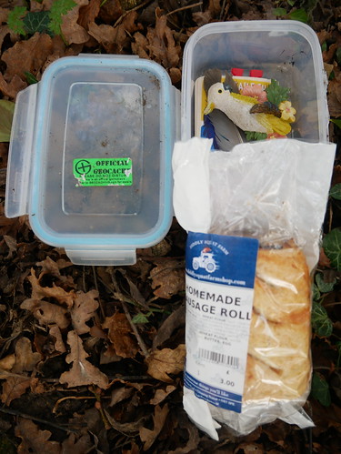 Geocaching and a Didley Squat Sausage Roll