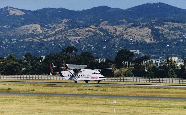 Lloyd Aviation Short 330-200, Adelaide Airport, (1990's)
