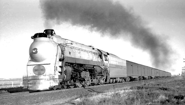 The only Hudson 4-6-4 steam engine that was streamlined on the SantaFe railroad.