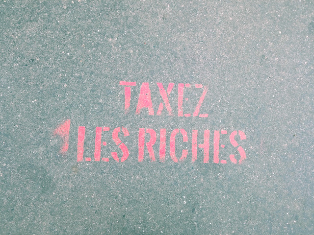 Tax the richs, taxer les riches