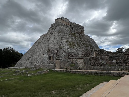 Uxmal, Pyramid of the Magician, view from northwest