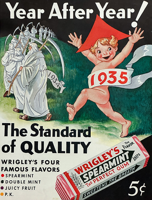 Wrigley's Spearming Gum ad in 