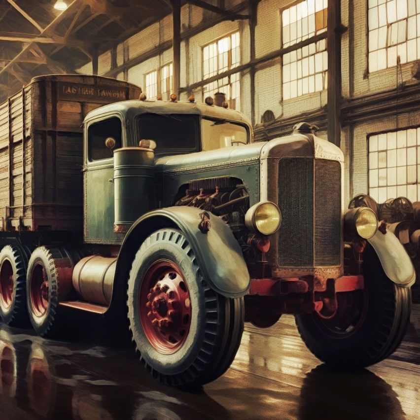 Old time trucking