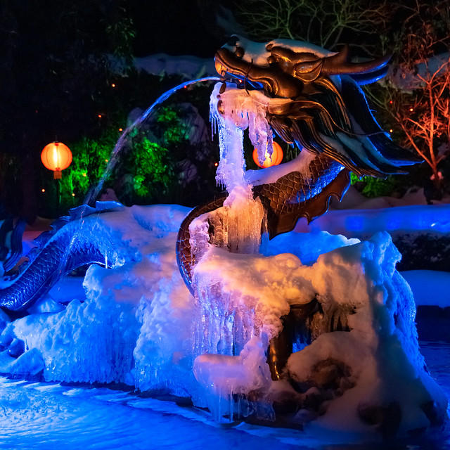 Frozen Dragon Fountain