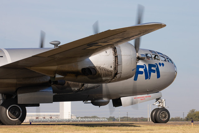 NX529B 'Fifi' Boeing B-29A Superfortress of Commemorative Air Museum wearing USAAF United States Army Air Force colour scheme | DTO 09/Oct/2021