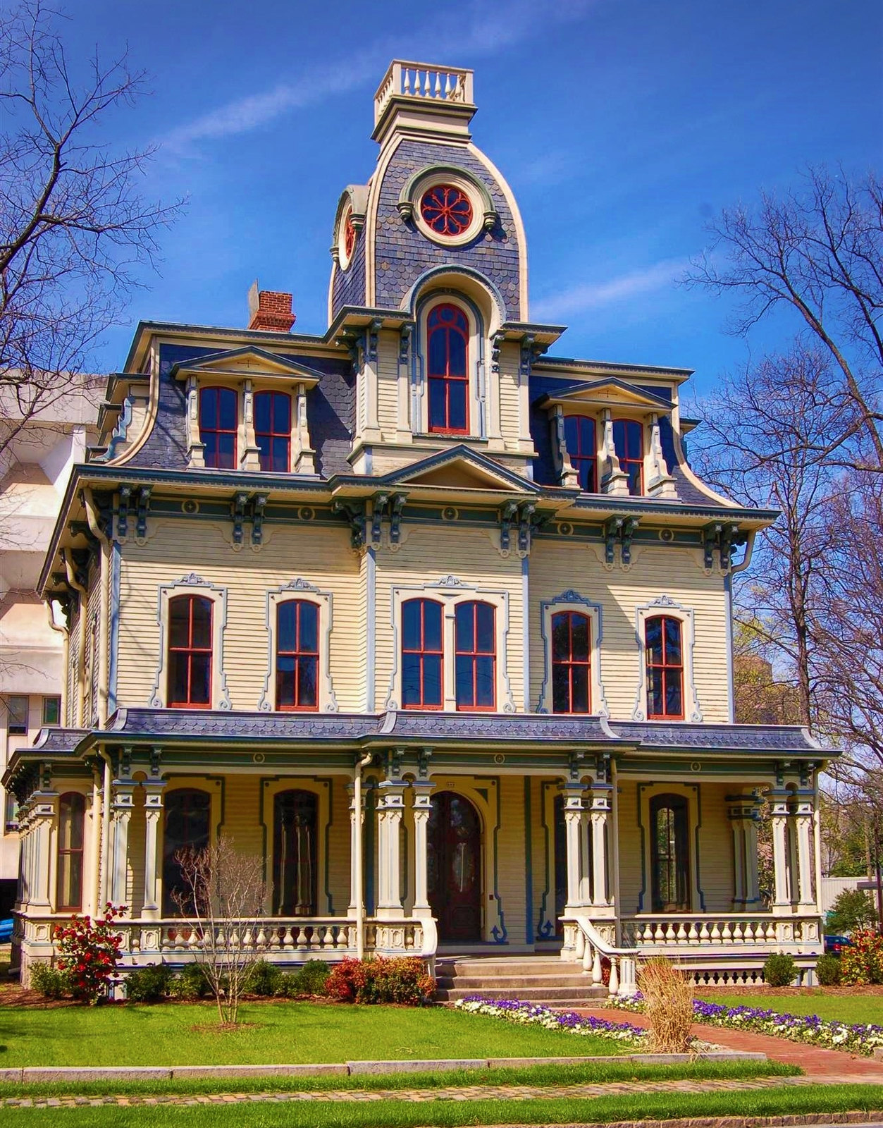 Heck-Andrews House in Raleigh, North Carolina, completed in 1870.
