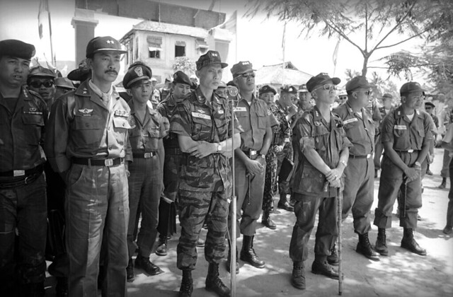 Vietnam War 1965 Cambodian Troops