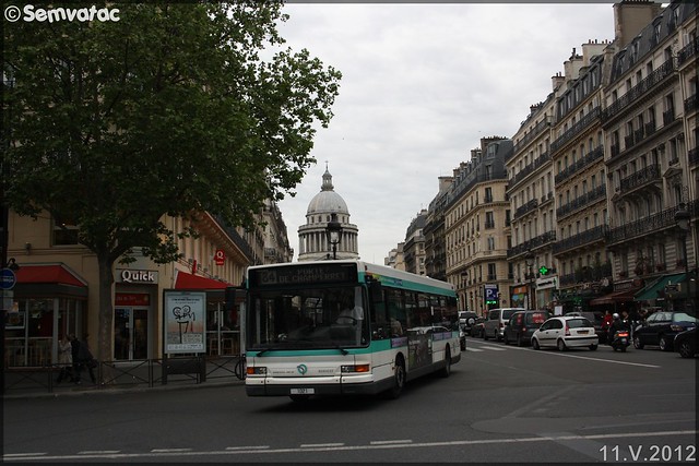 Renault Citybus (Heuliez GX 317) – RATP (Régie Autonome des Transports Parisiens) / STIF (Syndicat des Transports d'Île-de-France) n°1021