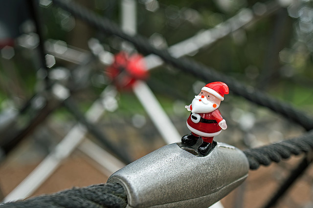 Santa's on the ropes