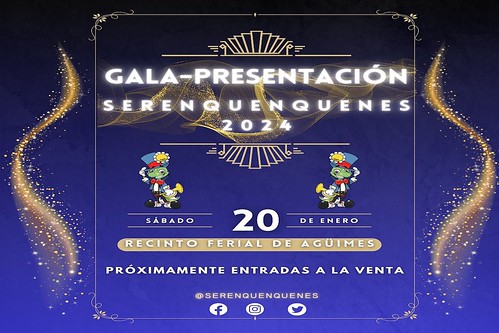 Cartel promocional de la Gala-Presentación de Los Serenquenquenes