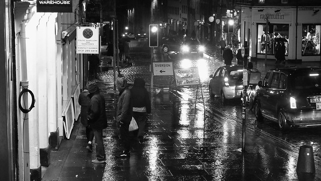 Royal Mile On A Wet Night 03