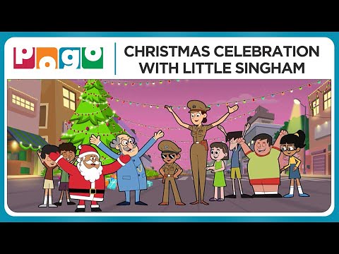 Merry Christmas | Little Singham - Christmas Celebration | Cartoons in Hindi | Only on Pogo