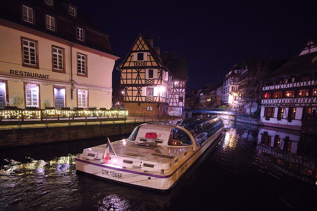 Batorama boat in La Petite France, Strassburg