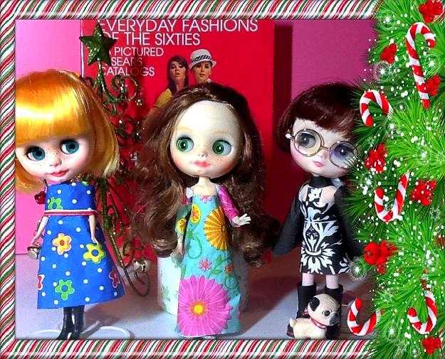 Blythe-a-Day   22. Bold Floral Prints &   28. Groovy Outfit