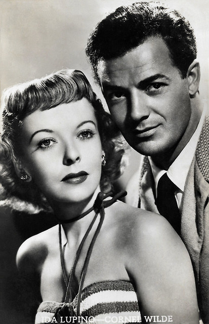 Ida Lupino and Cornel Wilde in Road House (1948)