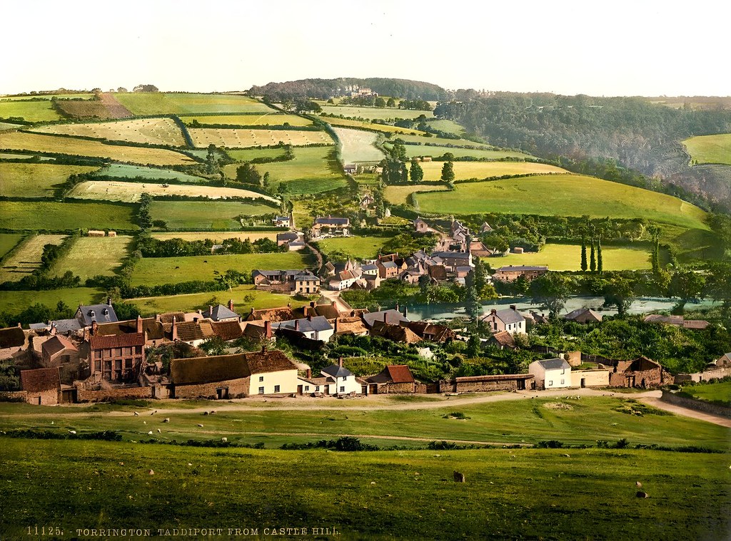 Taddiport from Castle Hill, Torrington, Devon