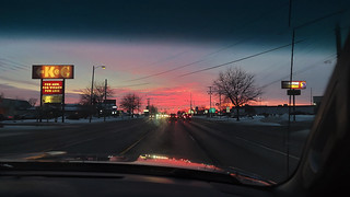 Sunset on Miller Road