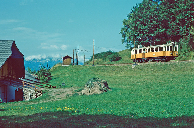 De 105 van de Rittnerbahn